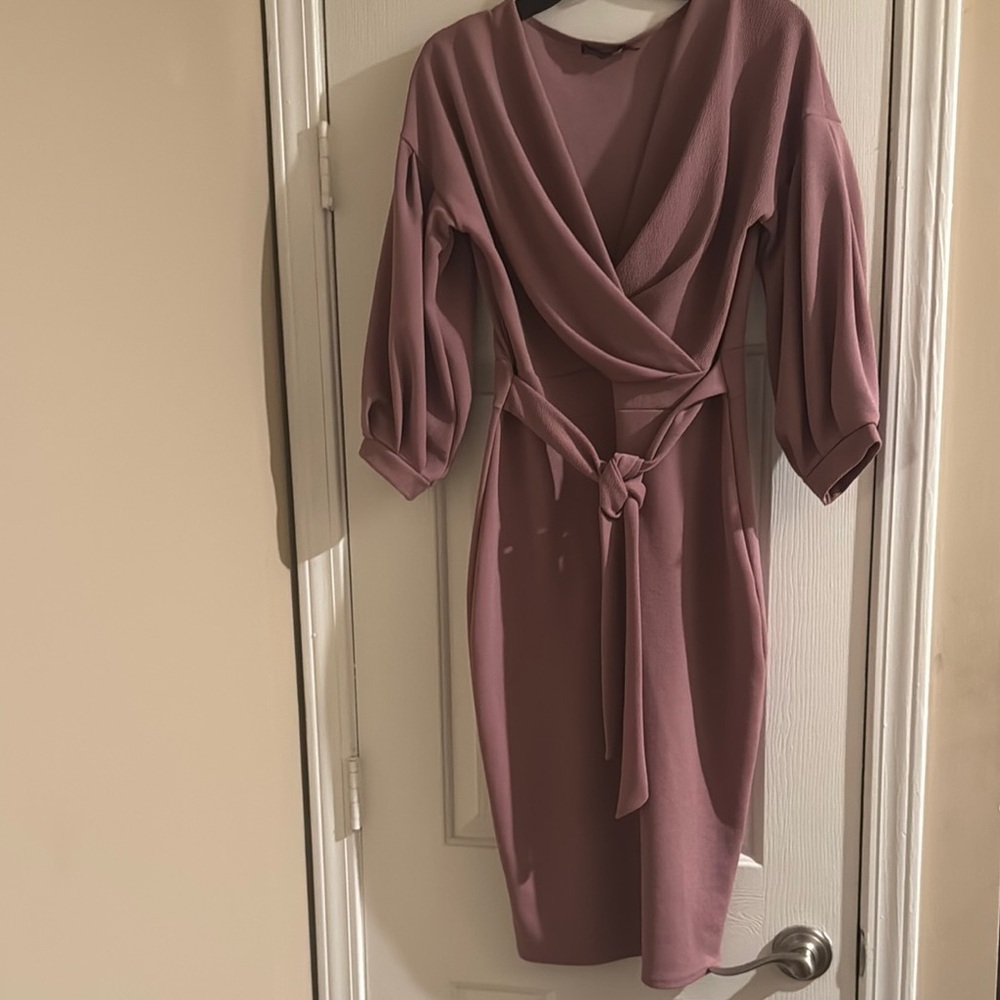 Elegant Mauve Dress